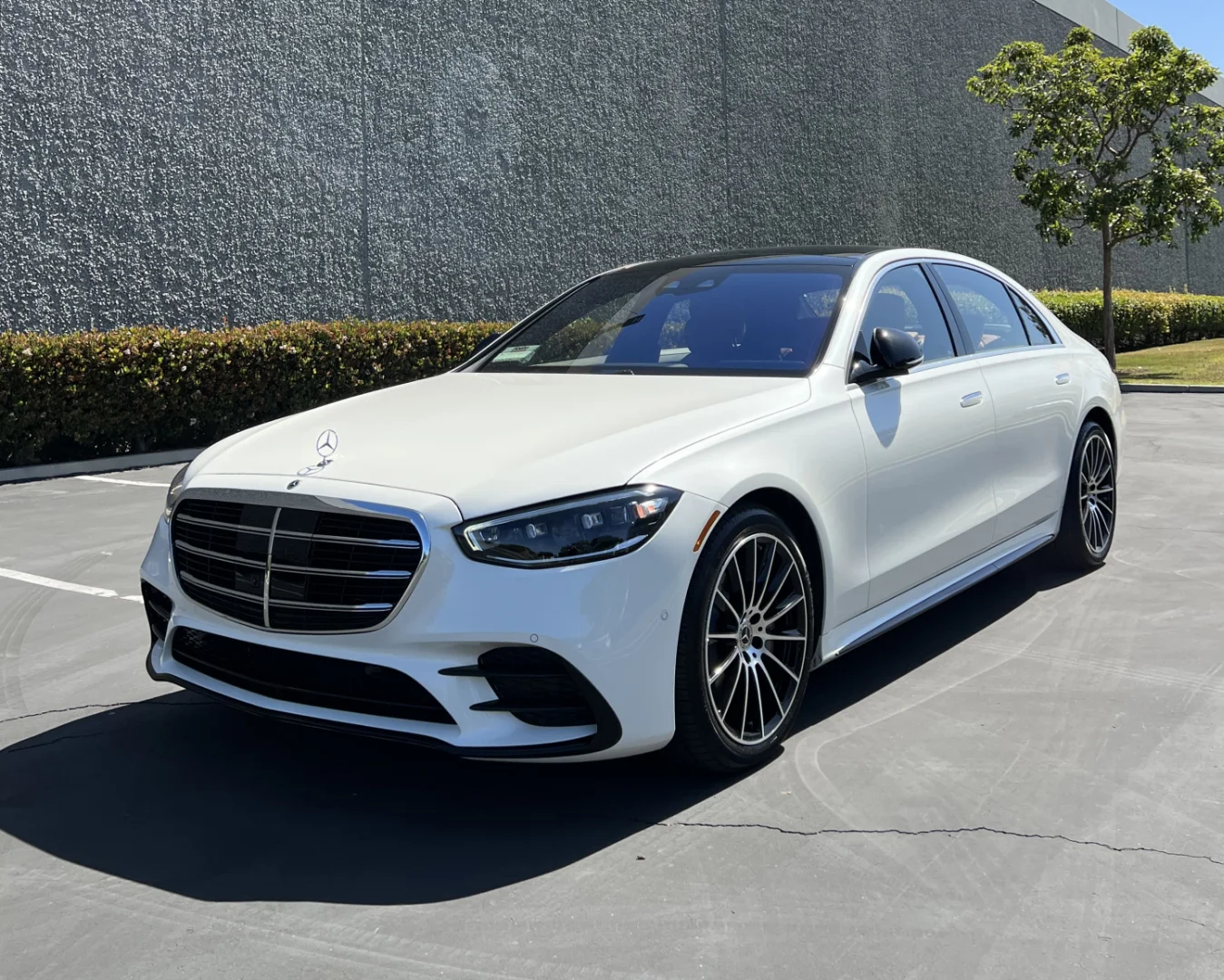 2021 Mercedes-Benz S560 after collision repair
